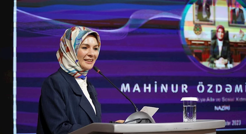 Bakanımız Mahinur Özdemir Göktaş, Azerbaycan Kadınları 6. Kongresi