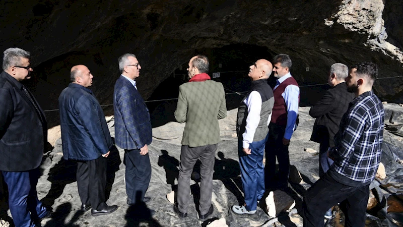 Kirişci ve Güngör, Döngel Direkli Mağarası’ndaki Keşif Çalışmalarını Yerinde İnceledi