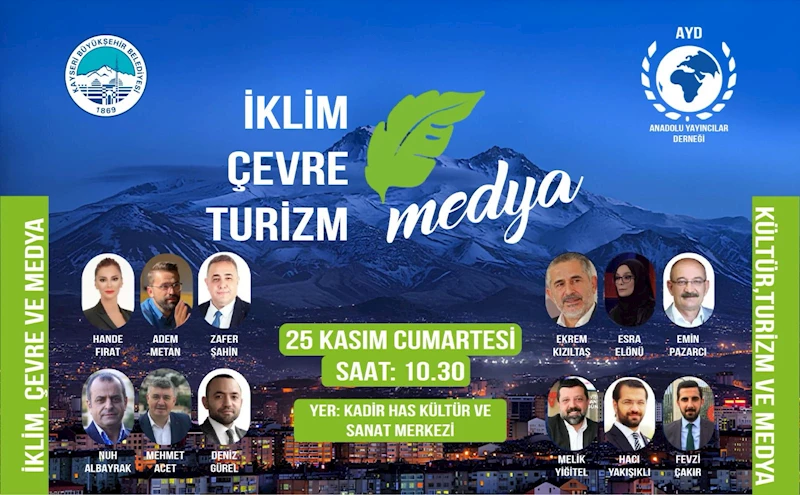 Büyükşehir’den Bakan Özhaseki’nin de Katılacağı İklim, Çevre ve Turizm Medya Konferansı