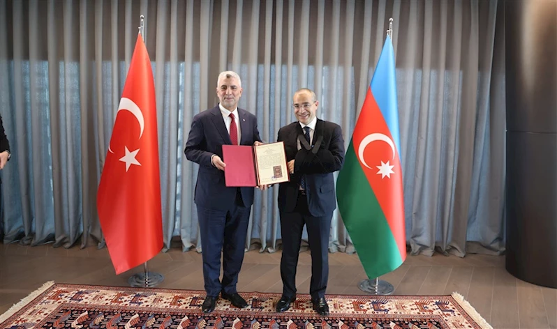 Ticaret Bakanı Bolat, Azerbaycan Ekonomi Bakanı Cabbarov