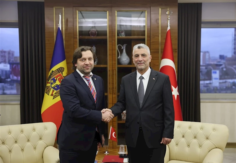 Ticaret Bakanı Bolat, Moldova Başbakan Yardımcısı Alaiba ile Görüştü