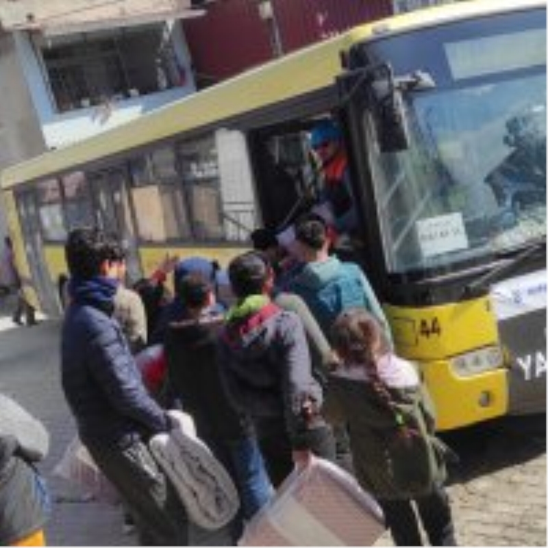 Sarı otobüslerle umuda yolculuk