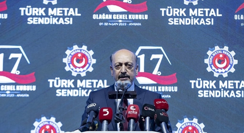 Bakan Bilgin, Türk Metal Sendikasının 17. Olağan Genel Kurulu