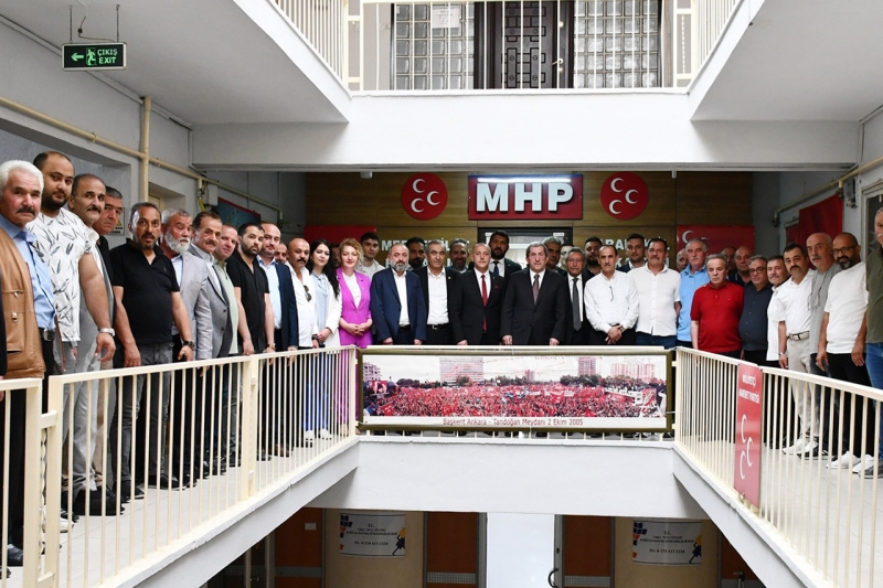 Başkan Vergili Kurban Bayramı Dolayısıyla MHP İl Teşkilatını Ziyaret Etti