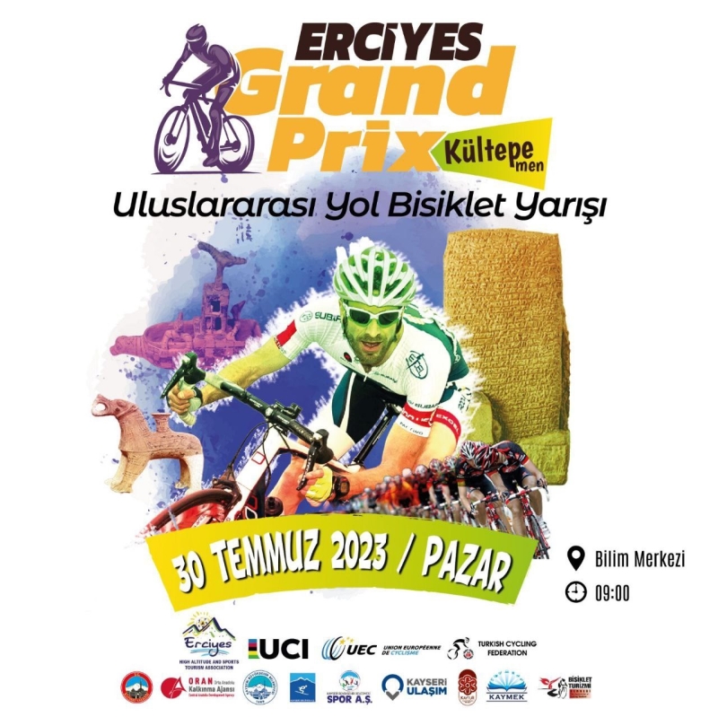 Erciyes Uluslararası Yol Bisiklet Yarışları Grand Prix Kültepe Etabı ile Devam Ediyor