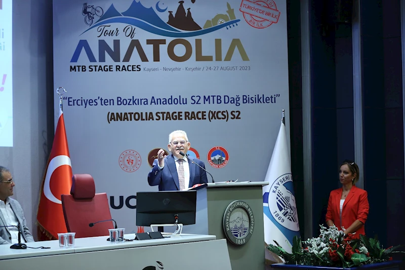 Türkiye Bisiklet Federasyonu Başkanından Başkan Büyükkılıç’a “Bisiklet” Teşekkürü