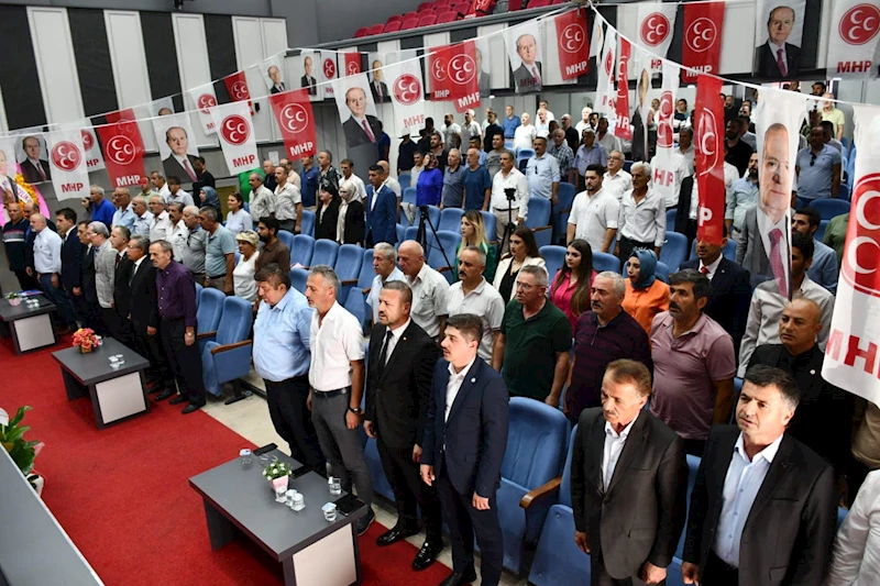 Başkan Vergili MHP Merkez İlçe Başkanlığı 14. Olağan Kongresine Katıldı