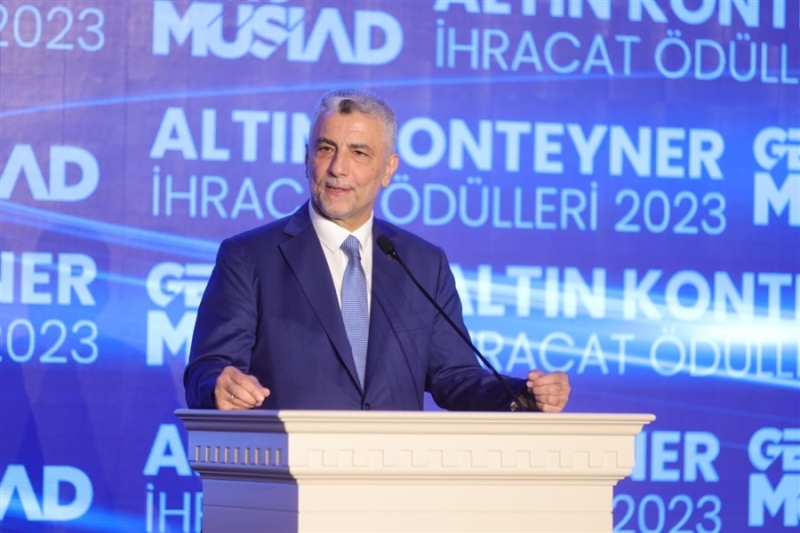 Ticaret Bakanı Ömer Bolat, Altın Konteyner İhracat Ödülleri