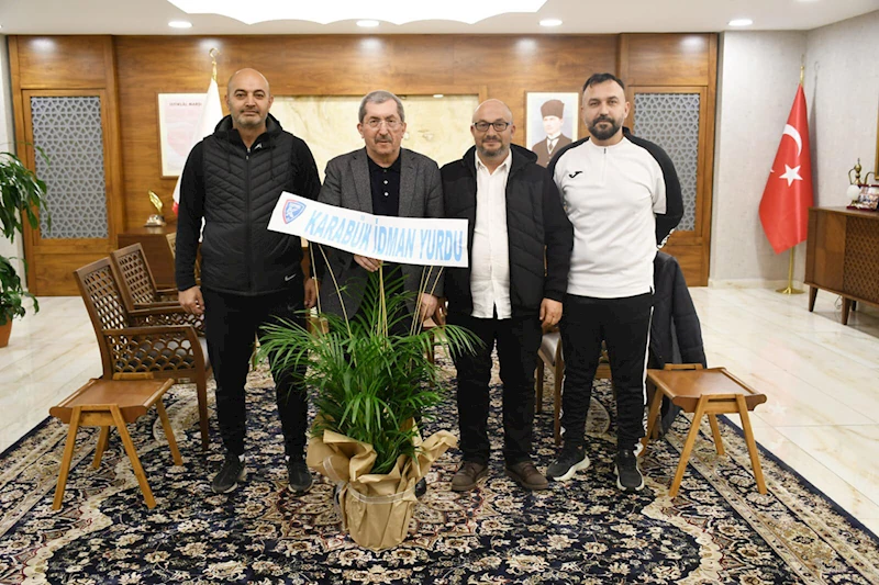 Karabük İdman Yurdu Futbol Kulübünden Başkan Vergili’ye Ziyaret