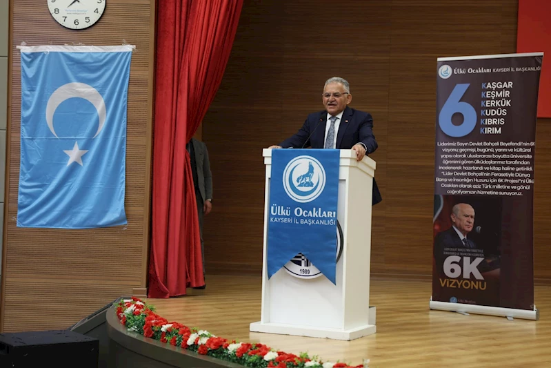 Başkan Büyükkılıç, 6K Vizyonu Işığında Kaşgar Konferası