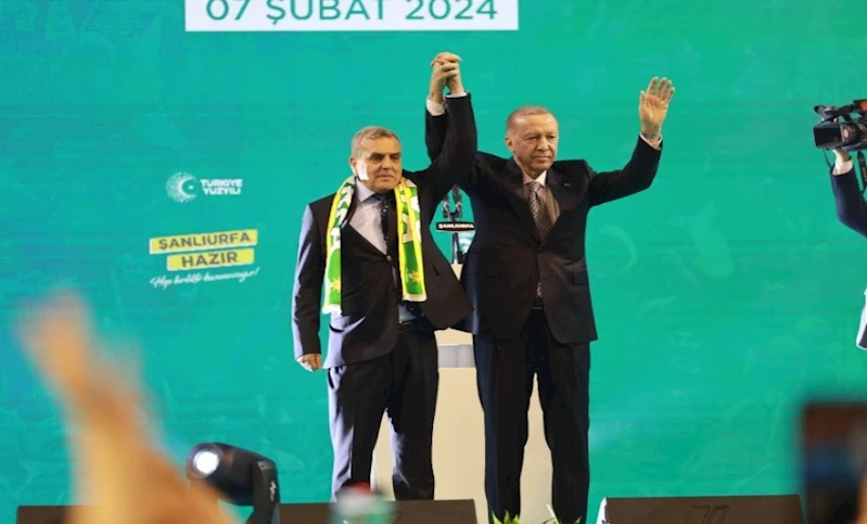 Cumhurbaşkanı Erdoğan, Şanlıurfa’da Ak Adayları  Tanıttı