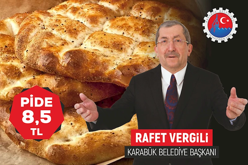 Karabük Belediyesi Halk Ekmek’te Ramazan Pidesi 8,5 Liradan Satılacak