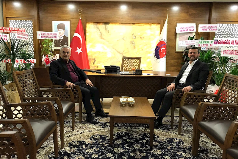 Cumhur Ünal’dan Belediye Başkanımız Özkan Çetinkaya’ya Ziyaret