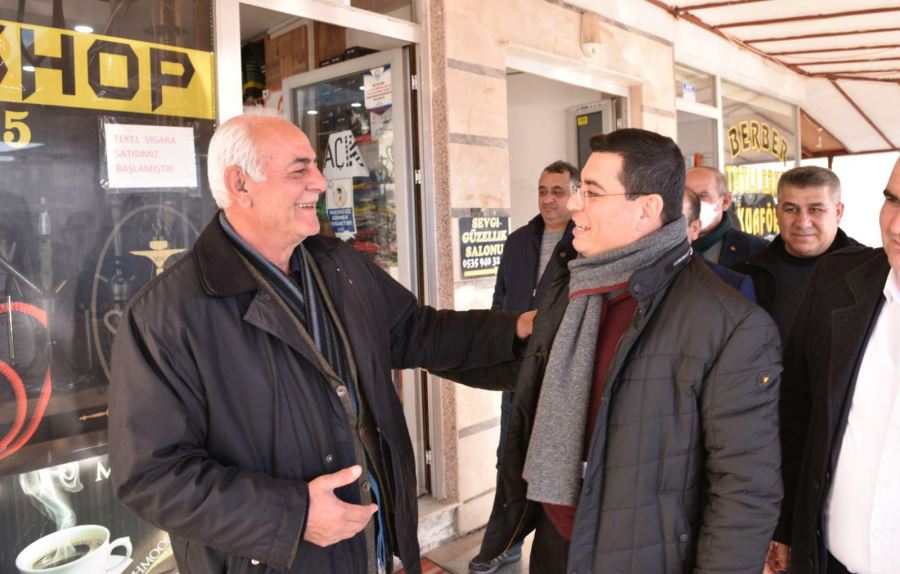 BAŞKAN TÜTÜNCÜ DÖŞEMEALTILILARLA BULUŞTU