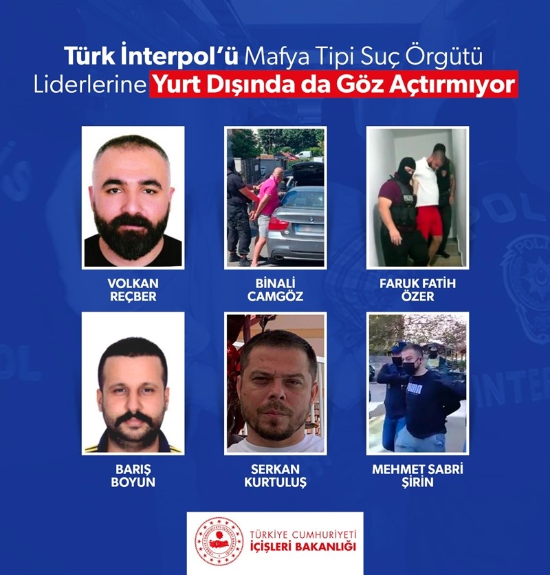 Türk Interpol’ü Mafya Tipi Suç Örgütü Liderlerine Yurt Dışında da Göz Açtırmıyor