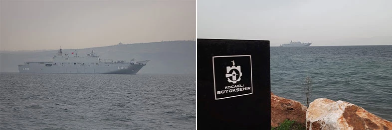 TCG Anadolu körfeze demir attı