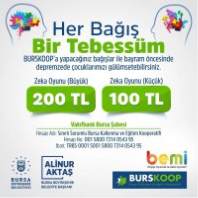 Depremzede çocuklara bayramlık bağışı