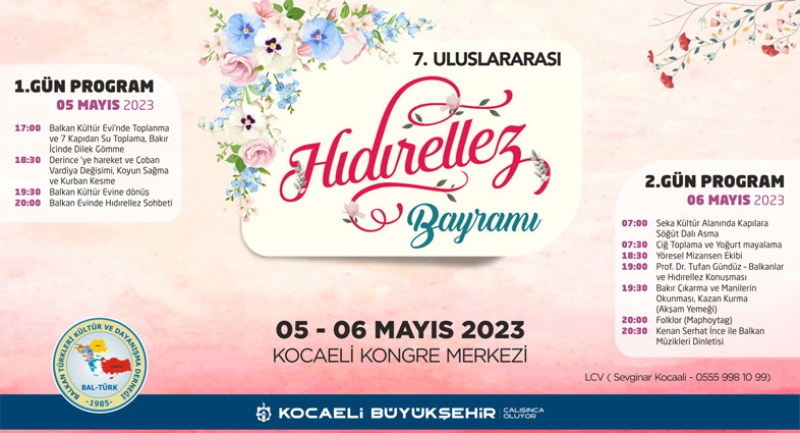 Büyükşehir Hıdırellezi yüz yıllık  geleneklerle kutlayacak