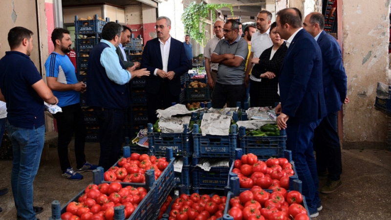 Başkan Güngör; “Sebze Meyve Halinde Faaliyetler Aksamadan Sürüyor”