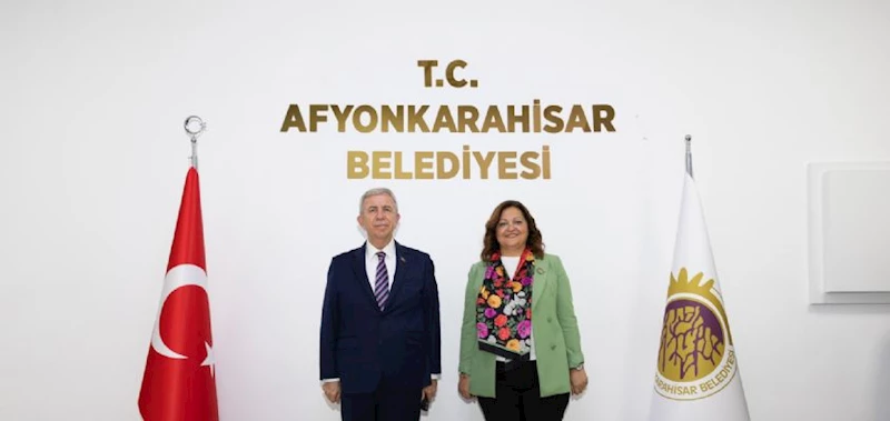 ANKARA BÜYÜKŞEHİR BELEDİYE BAŞKANI MANSUR YAVAŞ´TAN BELEDİYEMİZE ZİYARET