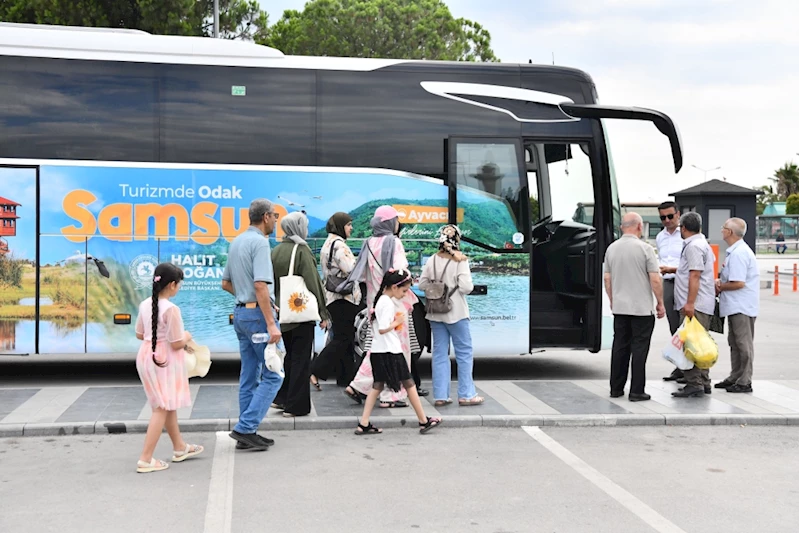 Başkan Doğan’ın “Odak Samsun” projesiyle binlerce kişi Samsun’u gezdi