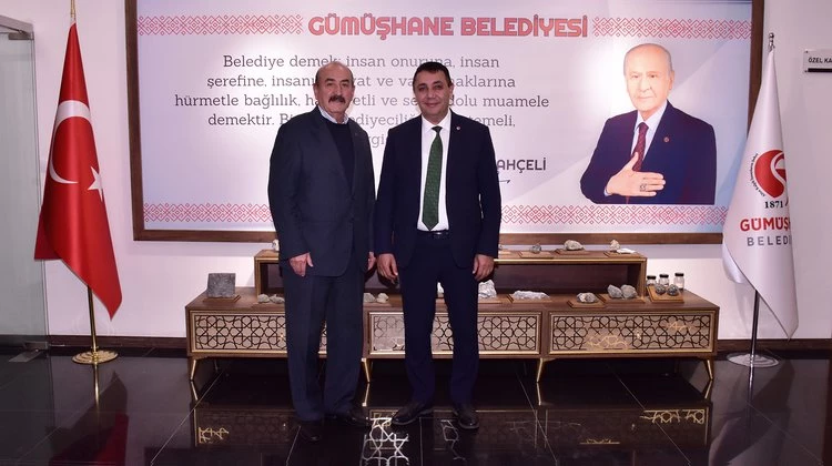 MİLLİYETÇİ HAREKET PARTİSİ MYK ÜYESİ HEMŞEHRİMİZ HASAN ÖZASLAN’DAN BAŞKANIMIZA ZİYARET