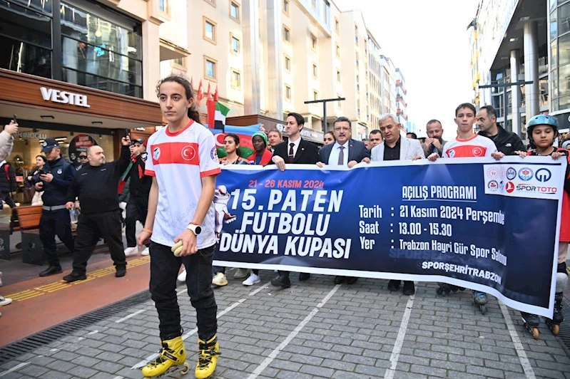 DÜNYA ŞEHRİ TRABZON’DA PATEN FUTBOLU BAŞLIYOR