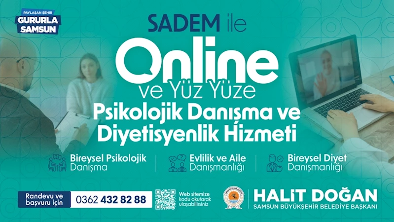 Büyükşehir’de online psikolog ve diyetisyen hizmeti başladı