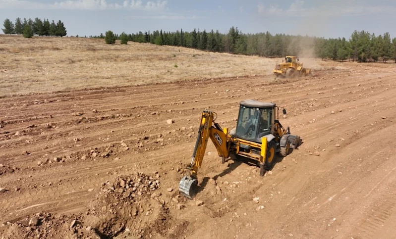 Şanlıurfa Büyükşehir Belediyesi 100 Dönümlük Hatıra Ormanı İçin Hazırlıklara Başladı