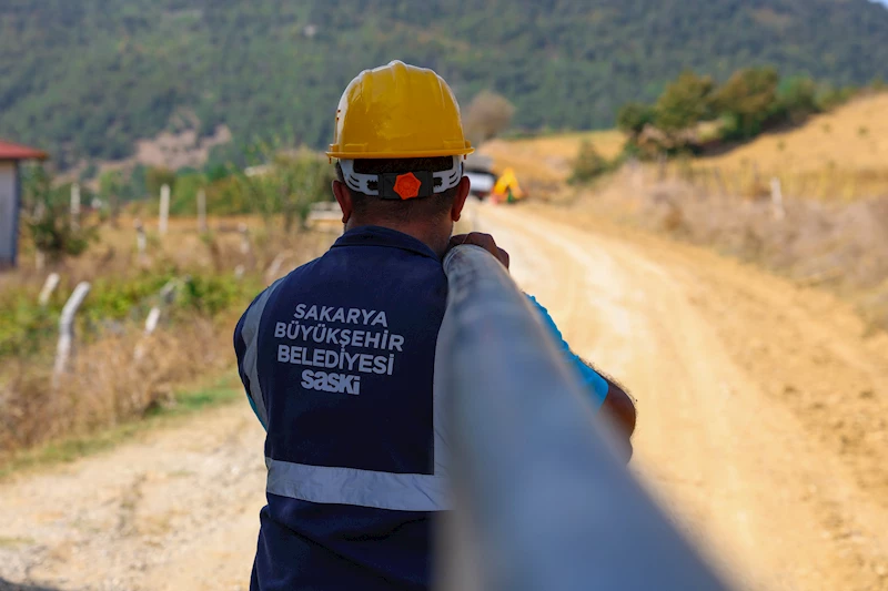 Doğal kaynak suyu Karacaören’in depolarına 3 bin metrelik yeni hat ile taşınacak