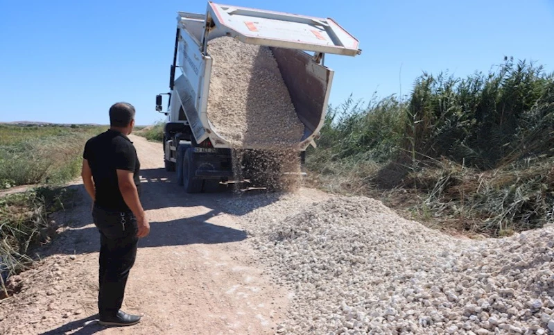 Büyükşehir’den Suruç Kırsalında Yol Atağı