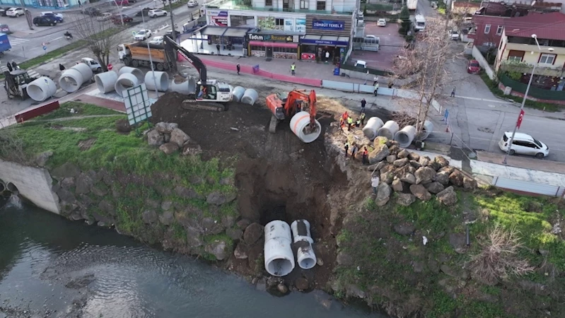 İlkadım’a 40 milyon liralık yağmur suyu hattı yatırımı