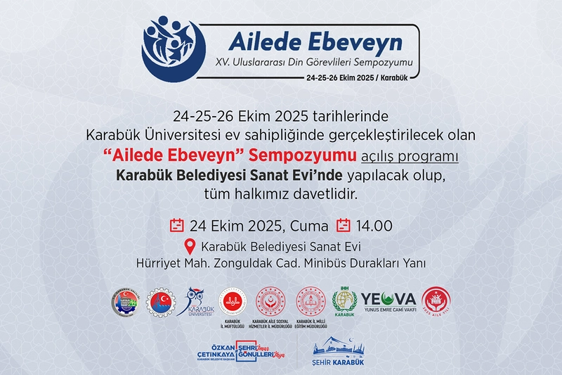 XV. Uluslararası Din Görevlileri Sempozyumu Karabük