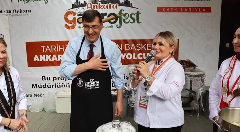 Kütahya Belediye Başkanı Eyüp Kahveci Ankara Gastrofest