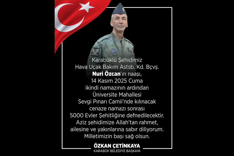 Karabüklü Şehit Nuri Özcan