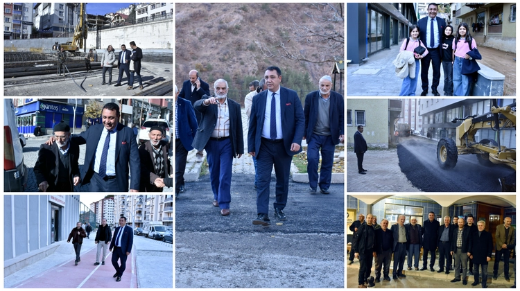 Gümüşhane Belediye Başkanı Yoğun Mesai Programını Sürdürdü