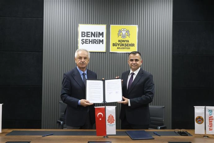 Keykubad Göç ve Kervan Yolu İçin Konya ve Alanya Belediyeleri İş Birliği Protokolü İmzaladı