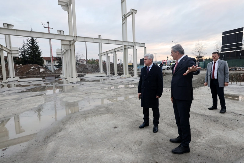 Sakarya Bilim Merkezi İnşaatında Son Durum Değerlendirildi