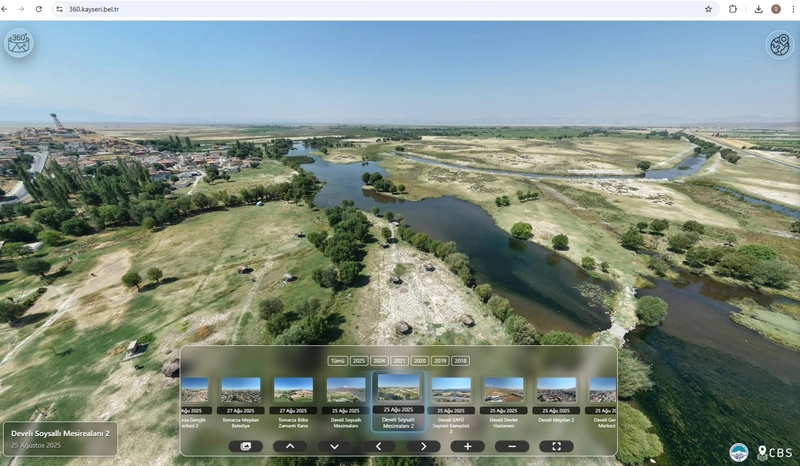 Kayseri, 360 Derece Dijital Gezinti Platformu ile Tanıtılıyor
