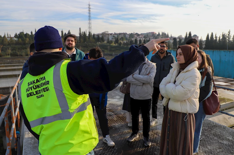 Tıp Fakültesi öğrencilerinden arıtma tesisi ziyareti