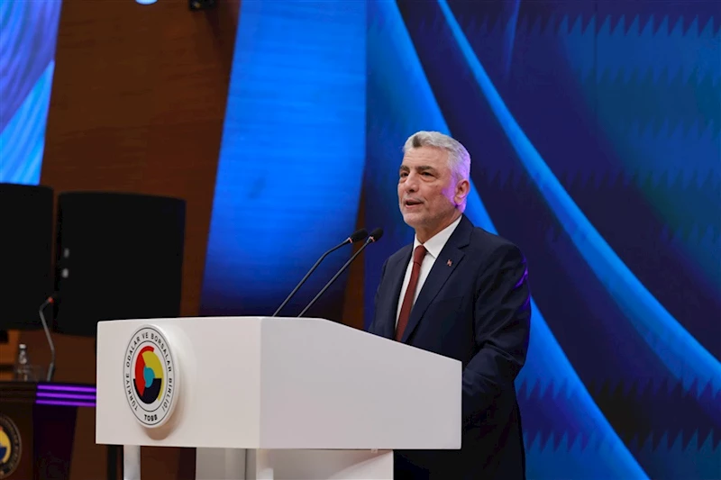 Ticaret Bakanı Ömer Bakan Bolat, TOBB Hizmet Şeref Belgesi ve Plaket Töreni