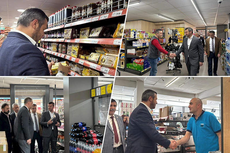 Başkan Çetinkaya Market Denetimlerine Katıldı