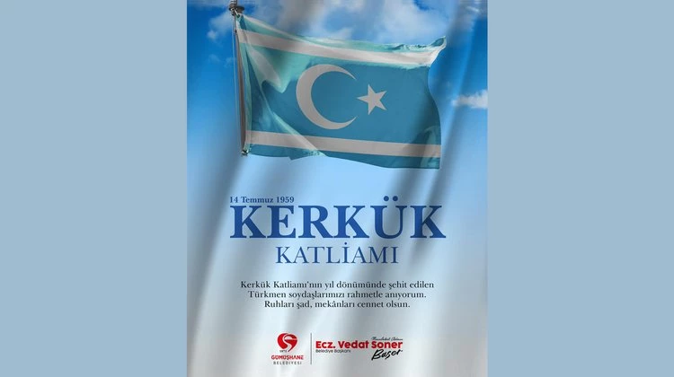 BAŞKANIMIZ, KERKÜK KATLİAMININ YIL DÖNÜMÜ MESAJI