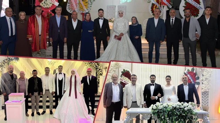 BAŞKANIMIZ, DÜĞÜN TÖRENLERİNE KATILDI, NİKAH KIYDI