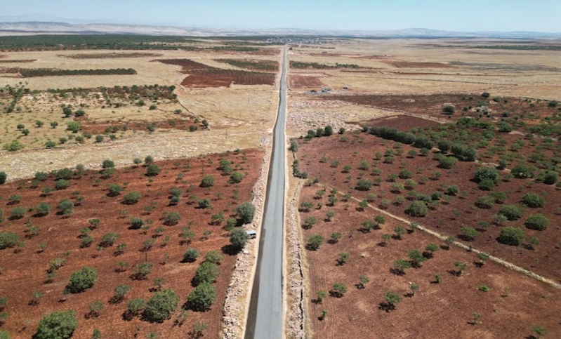 HALFETİ KIRSALINDA BOZUK YOLLAR GİDİYOR, KONFORLU YOLLAR GELİYOR