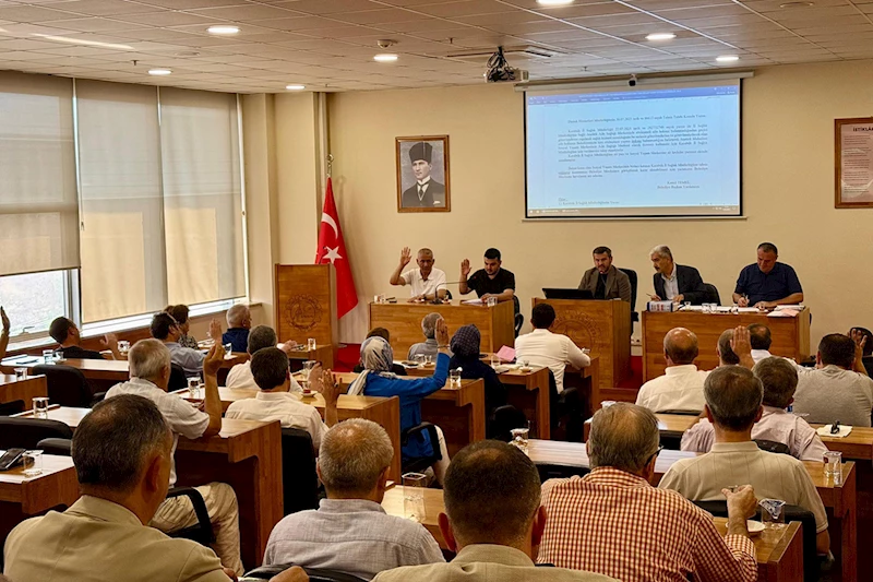 Belediye Meclisimizin Ağustos Ayı Olağan Toplantısı Gerçekleştirildi