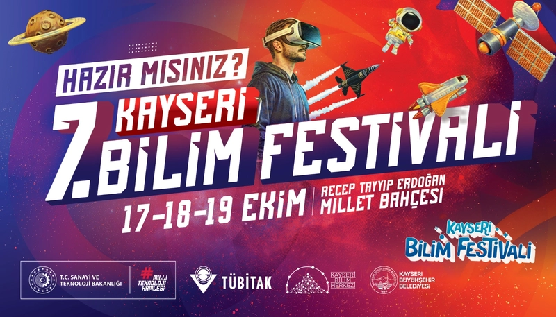 Büyükşehir ve TÜBİTAK İş Birliğinde 7. Kayseri Bilim Festivali