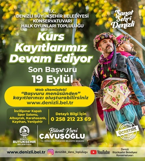 Büyükşehir’in halk oyunları kurs kayıtları başladı
